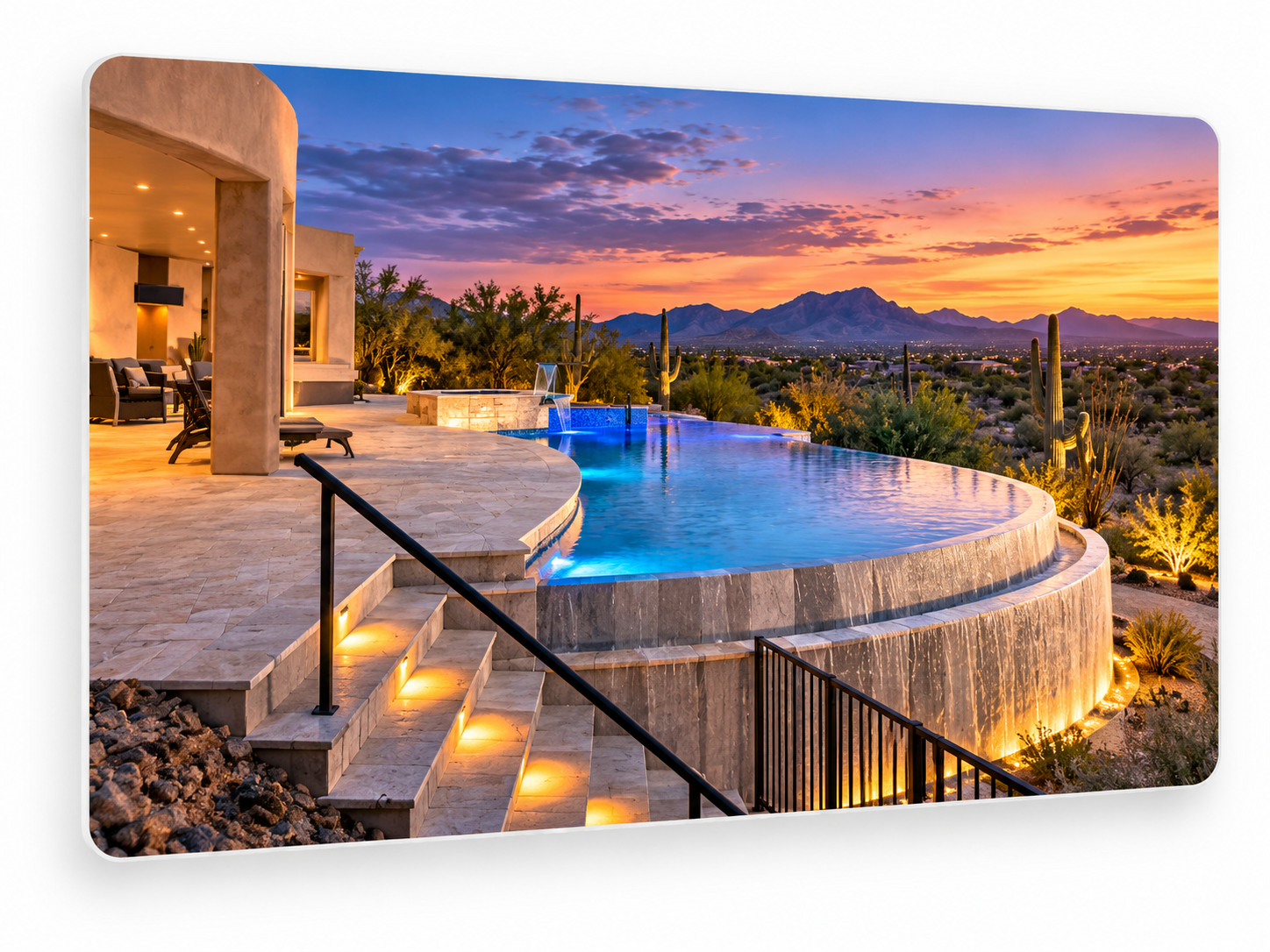 Negative Edge pools in Tucson by Southern Arizona Pools